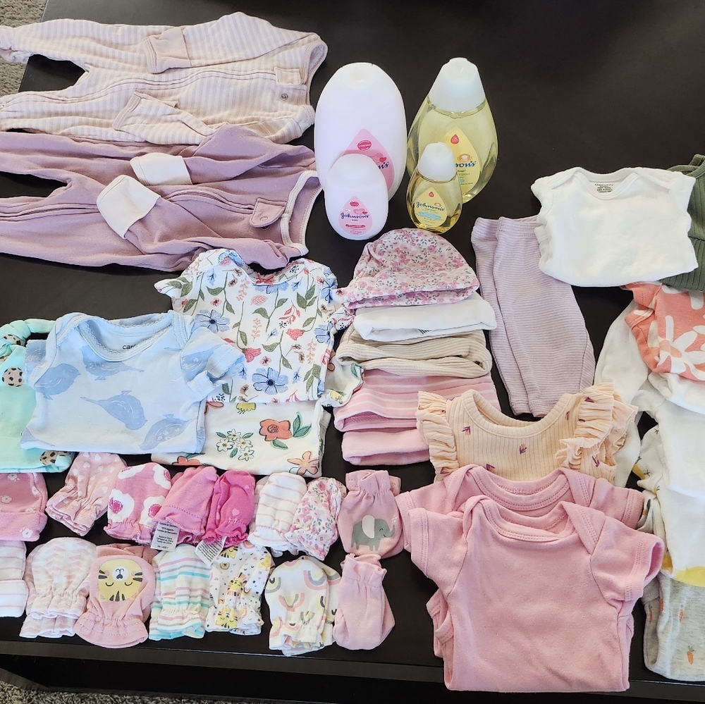 Newborn baby girl bundle